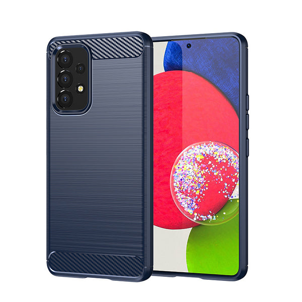 Navy Brushed Metal Case (Galaxy A53)
