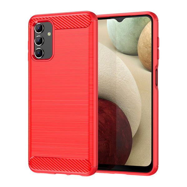 Red Brushed Metal Case (Galaxy A13 4G)