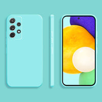 Matte Mint Blue Soft Case (Galaxy A53)