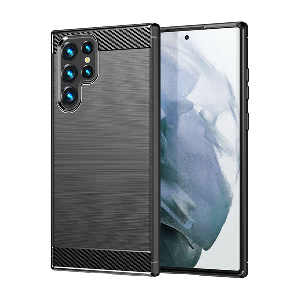 Black Brushed Metal Case (Galaxy S23 Ultra)