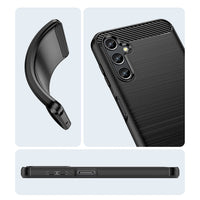 Black Brushed Metal Case (Galaxy A14)