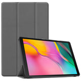 Grey Leather Folio Case (Galaxy Tab S7+ / Tab S7 FE / Tab S8+ 12.4-inch)