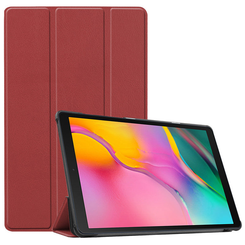 Wine Leather Folio Case (Galaxy Tab S7 / Tab S8 11-inch)
