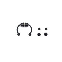 Black Magnetic Faux Nose Piercing