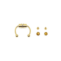 Gold Magnetic Faux Nose Piercing