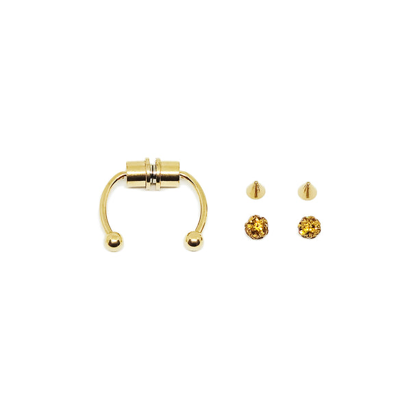 Gold Magnetic Faux Nose Piercing