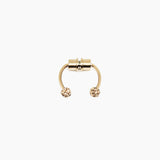 Bronze Gold Magnetic Faux Nose Piercing