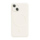 White MagSafe Soft Case (iPhone 14 Plus)