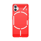Red Brushed Metal Case (Nothing Phone 1)