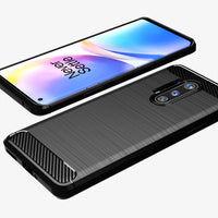 Red Brushed Metal Case (OnePlus 8 Pro)