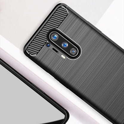 Red Brushed Metal Case (OnePlus 8 Pro)