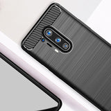 Red Brushed Metal Case (OnePlus 8 Pro)