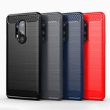 Red Brushed Metal Case (OnePlus 8 Pro)