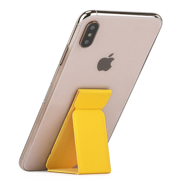 Yellow Collapsible Phone Grip & Stand