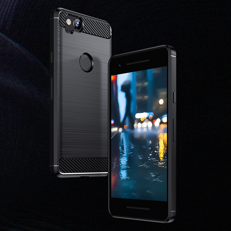 Black Brushed Metal Case (Pixel 2 XL)