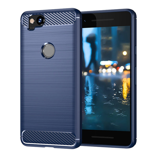 Navy Brushed Metal Case (Pixel 2 XL)