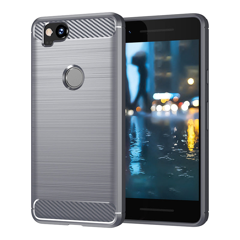 Grey Brushed Metal Case (Pixel 2 XL)