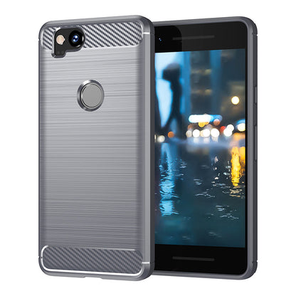 Grey Brushed Metal Case (Pixel 2 XL)
