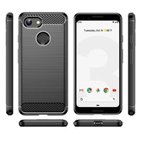 Red Brushed Metal Case (Pixel 3 XL)