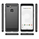 Red Brushed Metal Case (Pixel 3 XL)