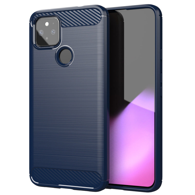 Navy Brushed Metal Case (Pixel 4a 5G)