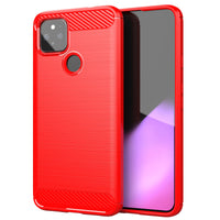 Red Brushed Metal Case (Pixel 5)