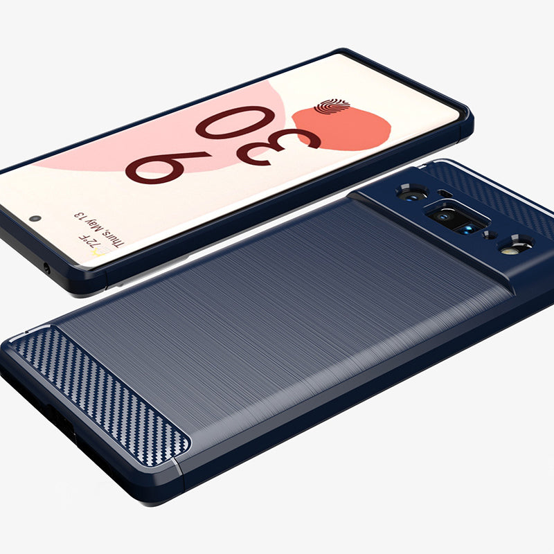 Red Brushed Metal Case (Pixel 6 Pro)