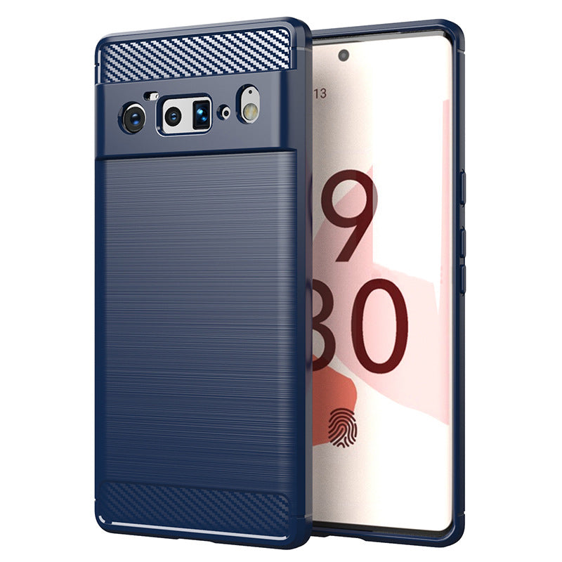 Navy Brushed Metal Case (Pixel 6)