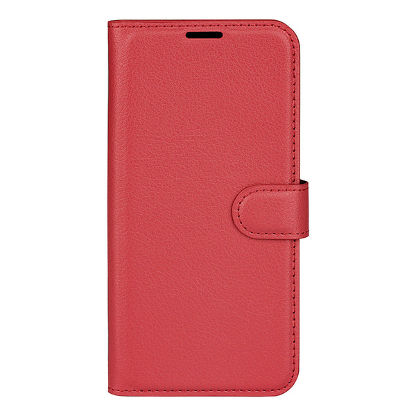 Red Leather Wallet Case (Pixel 6 Pro)