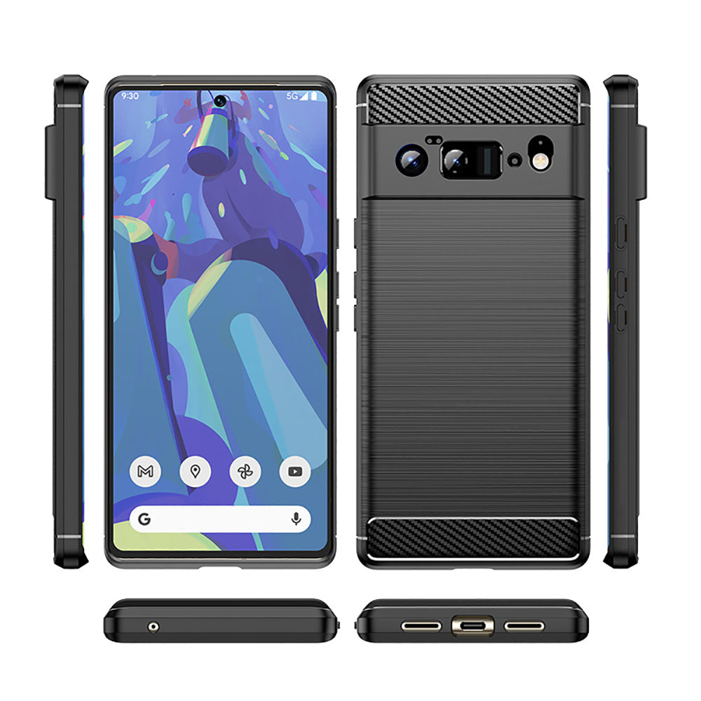 Grey Brushed Metal Case (Pixel 6a)