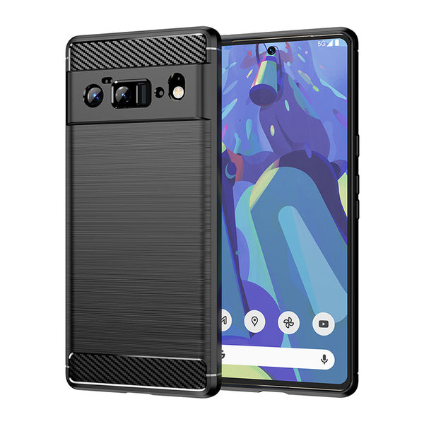 Black Brushed Metal Case (Pixel 6a)