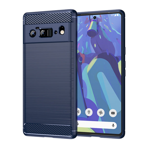 Navy Brushed Metal Case (Pixel 6a)