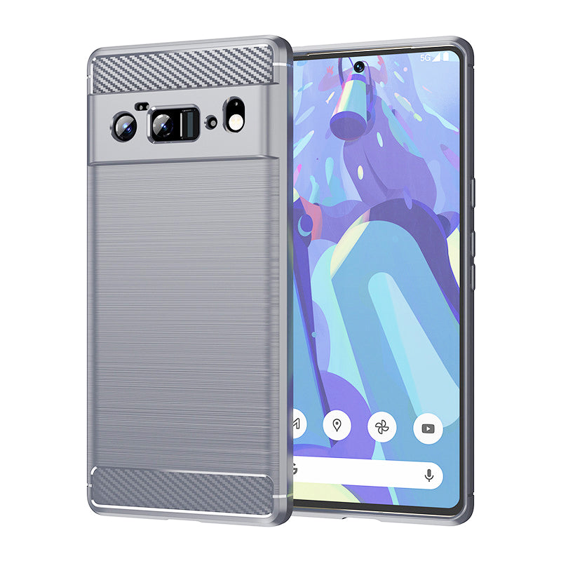 Grey Brushed Metal Case (Pixel 6a)
