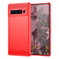 Red Brushed Metal Case (Pixel 7 Pro)