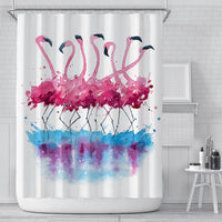 Flamingos Shower Curtain