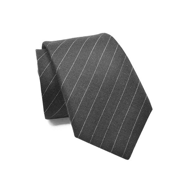 Grey Lined Tie