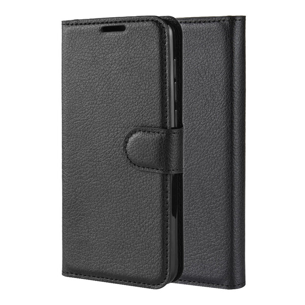Black Leather Wallet Case (iPhone 13 Pro)
