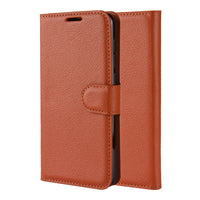 Brown Leather Wallet Case (iPhone 13 Mini)