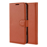 Brown Leather Wallet Case (iPhone 13 Pro Max)