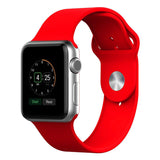 Crimson Red Apple Watch Strap