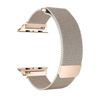 Champagne Gold Milan Mesh Apple Watch Strap