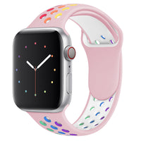 Rainbow Pink Apple Watch Strap