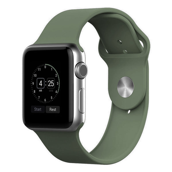 Khaki Green Apple Watch Strap
