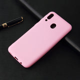 Matte Pink Soft Case (Galaxy A20)