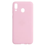 Matte Pink Soft Case (Galaxy A20)