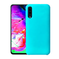 Matte Mint Blue Soft Case (Galaxy A70)