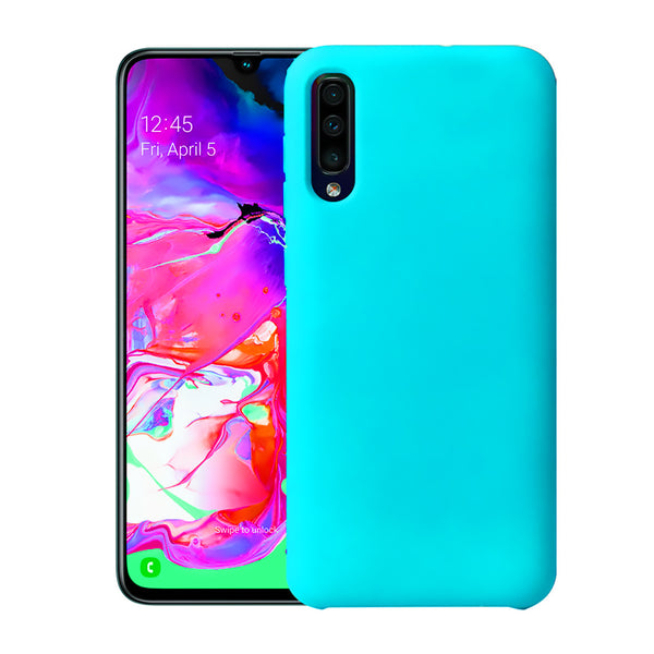 Matte Mint Blue Soft Case (Galaxy A70)