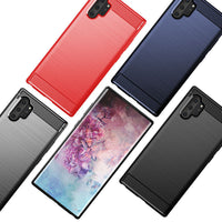 Red Brushed Metal Case (Galaxy Note 10+)