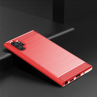 Red Brushed Metal Case (Galaxy Note 10+)