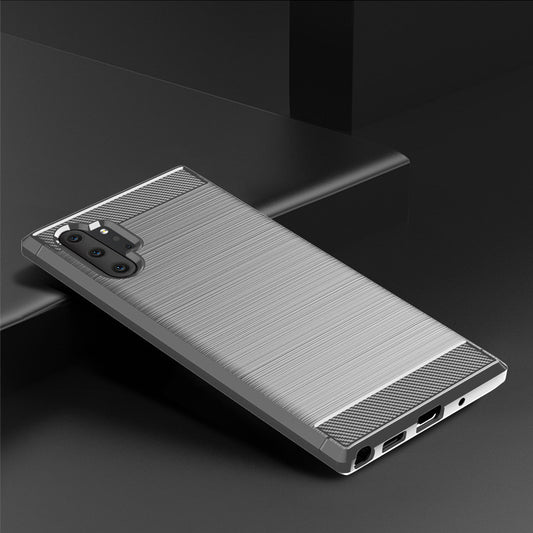 Grey Brushed Metal Case (Galaxy Note 10+)